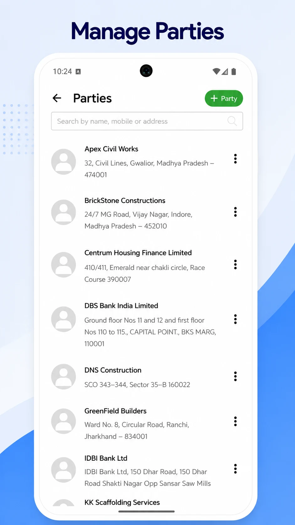 Shuttering & Scaffolding App screenshot